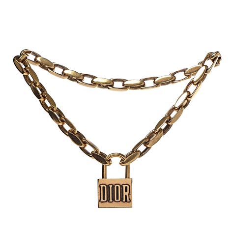 dior locket necklace|christian dior necklace price.